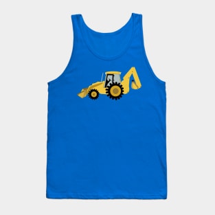 Construction Backhoe Digger Tank Top